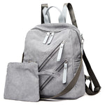 Simple Street Trendy Women’s Backpack – Large Capacity Corduroy Casual Bag for Daily, School & Travel Use