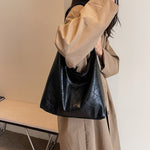 Women’s 2PCS PU Leather Composite Bag – Fashion Shoulder Tote with Clutch, Large Capacity Casual Hobo Handbag