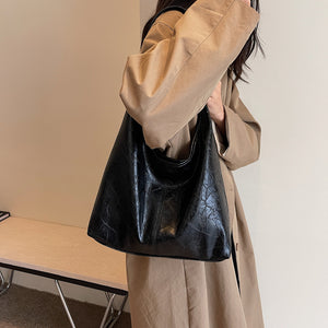 Women’s 2PCS PU Leather Composite Bag – Fashion Shoulder Tote with Clutch, Large Capacity Casual Hobo Handbag